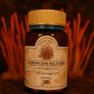 Cordyceps Militaris con Postbióticos