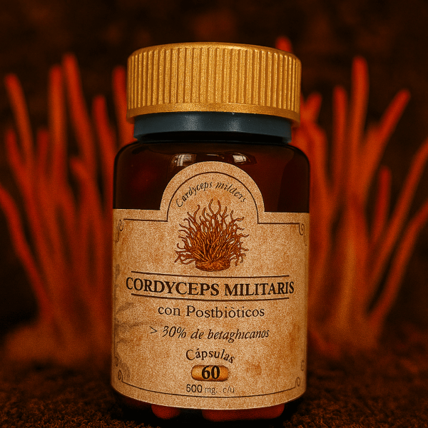 Cordyceps Militaris con Postbióticos